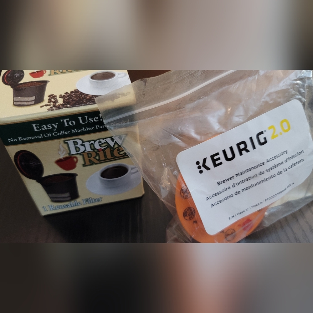 Keurig 2.0 Brewer Maintenance Accessory reusable filter coffee machine K Cup